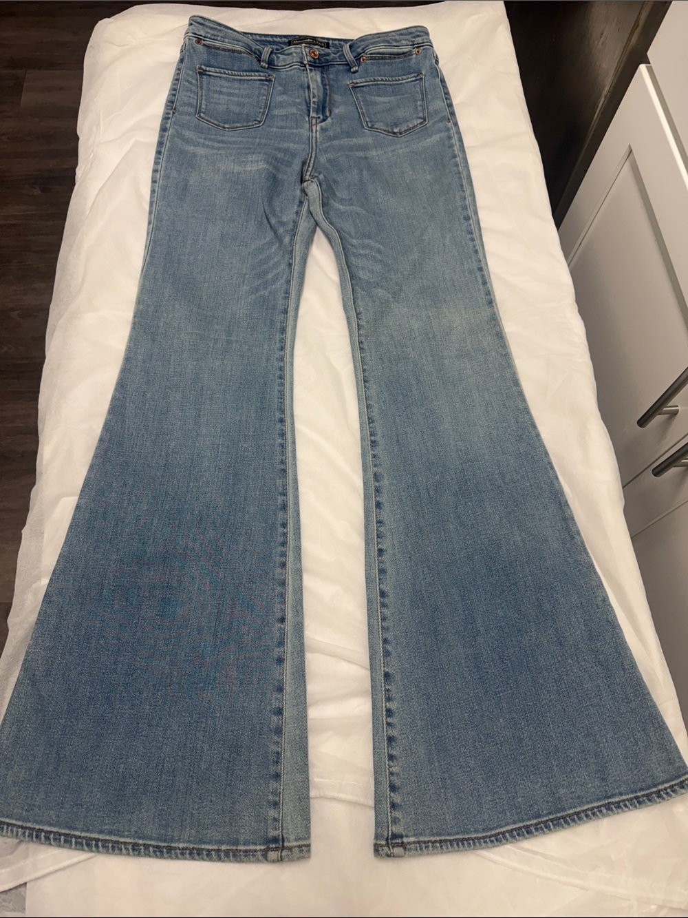 Abercrombie & Fitch Light Blue Flare Jeans
